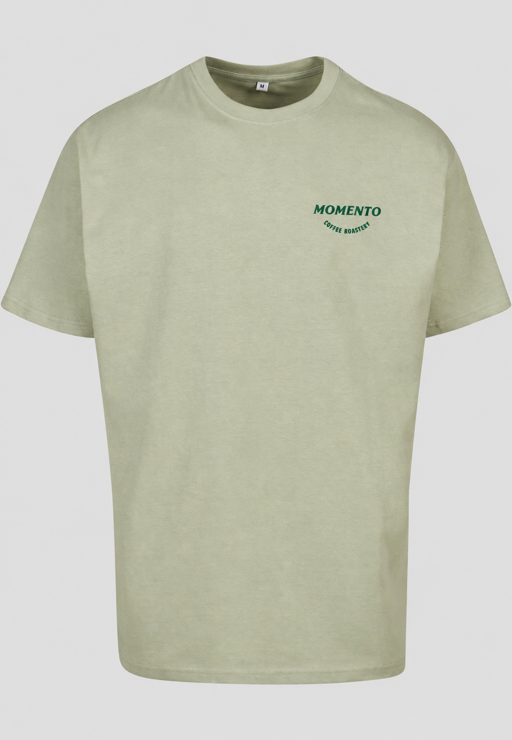 MOMENTO T-Shirt - Coffeegator. (Soft Salvia)